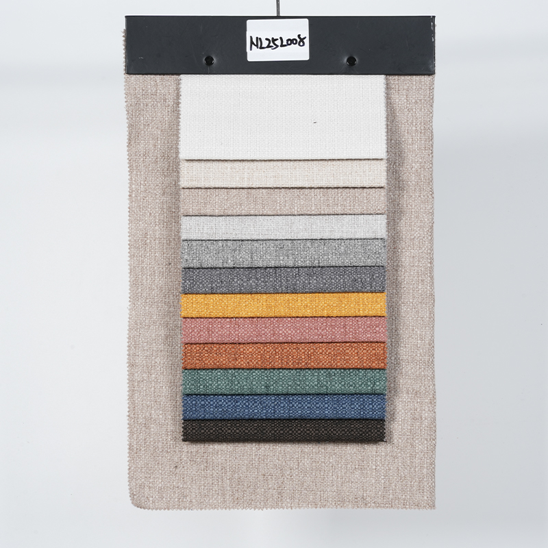 Fabrik Sofa Poliester Jacquard Titik Bijian Beras